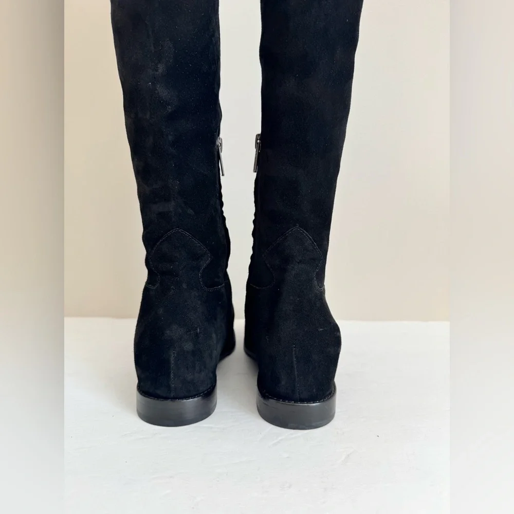 Ash Tall Jess Suede Over-the-Knee Boots in Black size 38 US 7.5-8